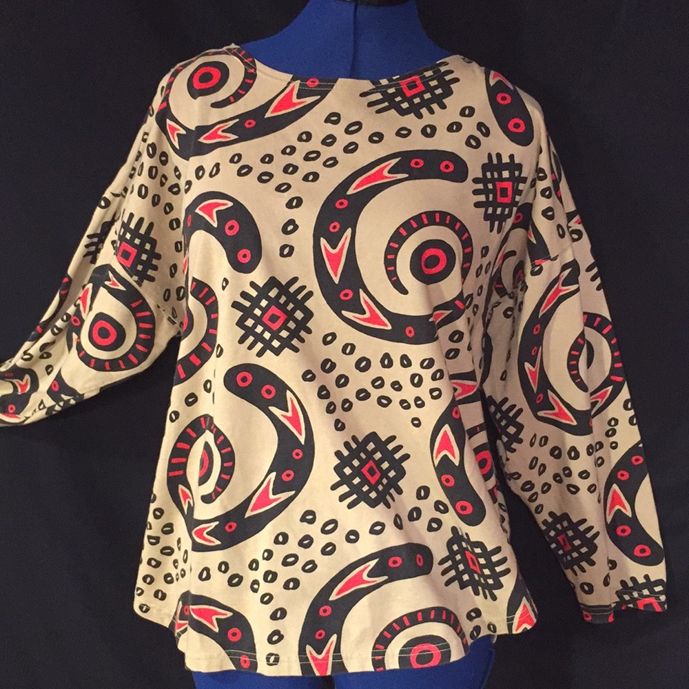 Vintage oversized abstract graphic Tee Medium - Picture 7 of 8